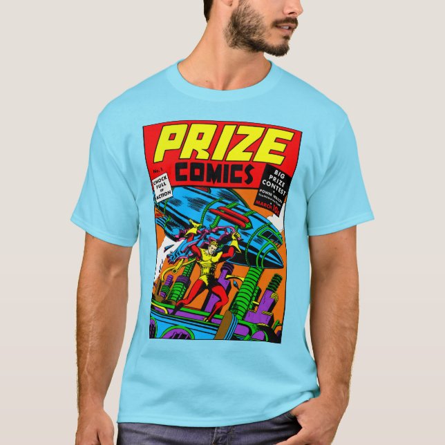 1940's PRIZE Comics T-Shirt (Front)