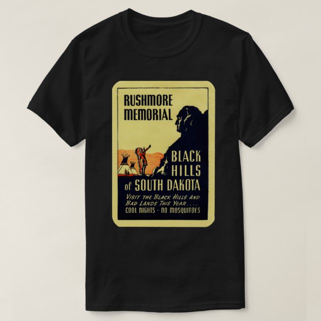 1940s Rushmore Memorial T-Shirt (Design Front)