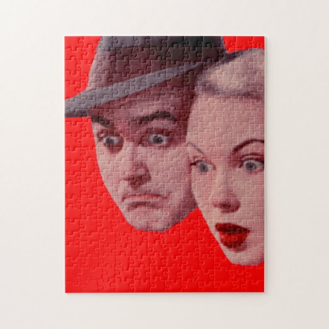 1940s Sherman and Marsha are SURPRISED Jigsaw Puzzle (Vertical)