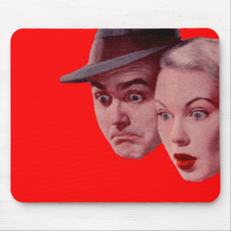1940s Sherman and Marsha are SURPRISED Mouse Pad
