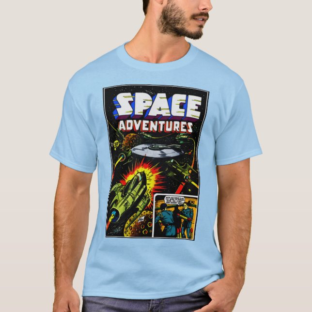 1940's Space Adventures T-Shirt (Front)