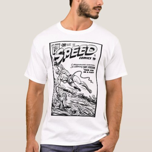 1940s SPEED Comics T_Shirt