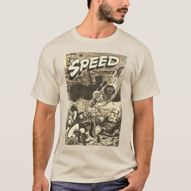 1940's SPEED Comics T-Shirt (Front)