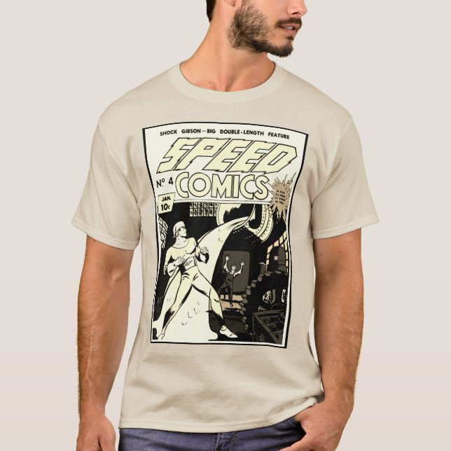 1940's SPEED Comics T-Shirt (Front)
