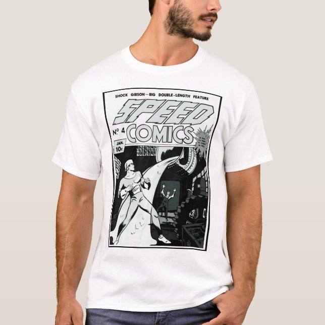 1940's SPEED Comics T-Shirt (Front)