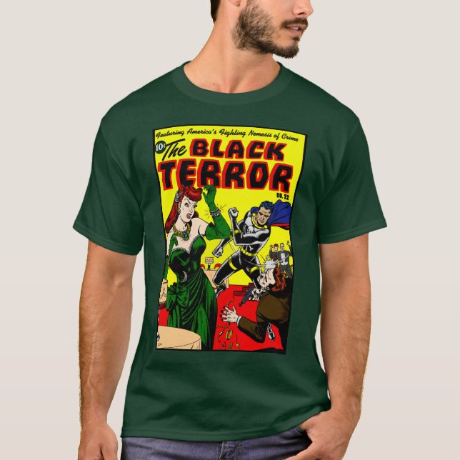 1940's The Black Terror T-Shirt (Front)