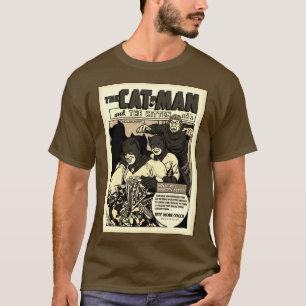 1940's The Cat-Man and The Kitten T-Shirt