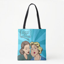 1940s Tote Shopping Bag