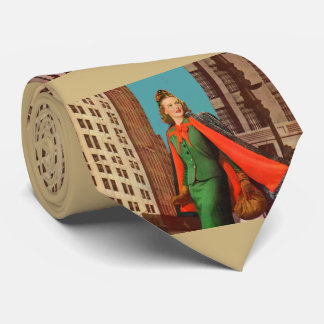  1940s uptown girl neck tie