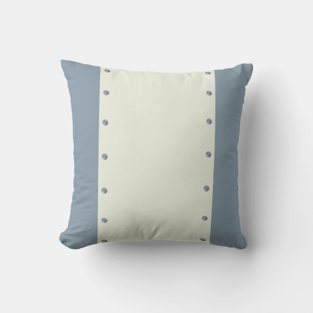 1940s vintage retro war time throw pillow (Front)