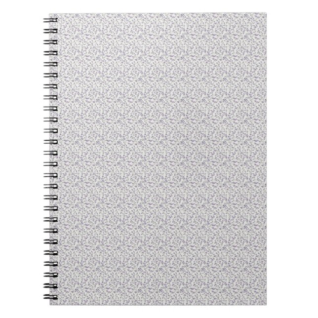 1940s Vintage Thyme & Denim Floral Art Notebook (Front)