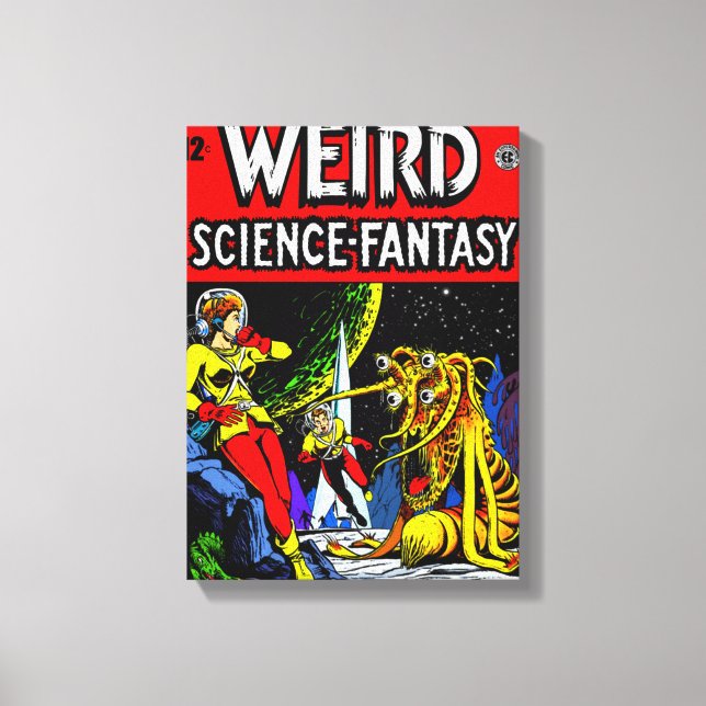 1940's WEIRD: Science~Fantasy Canvas Print (Front)