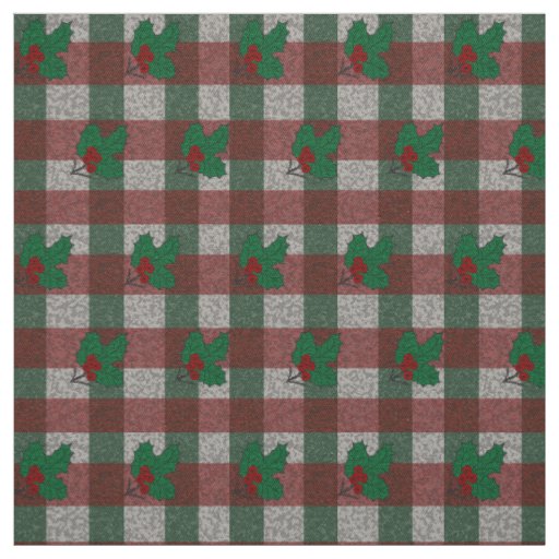 1940s Xmas Gingham 58" Fabric
