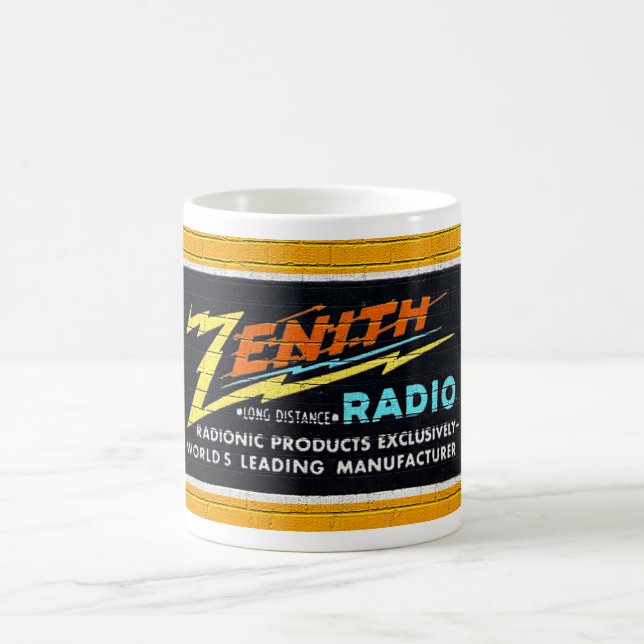 1940S ZENITH RADIO WALL ART Coffee Mug (Center)