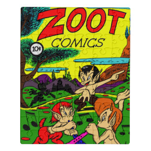 1940's ZOOT Comics Acrylic Puzzle
