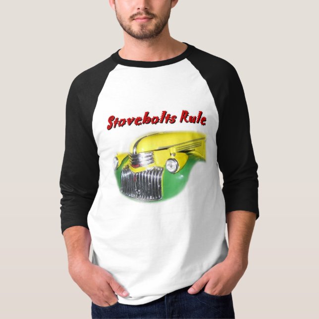1941 1942 Chevrolet Truck T Shirt Stovebolts Rule (Front)
