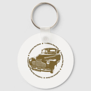 1941 Chevy Coupe Traditional Hot Rod Keychain
