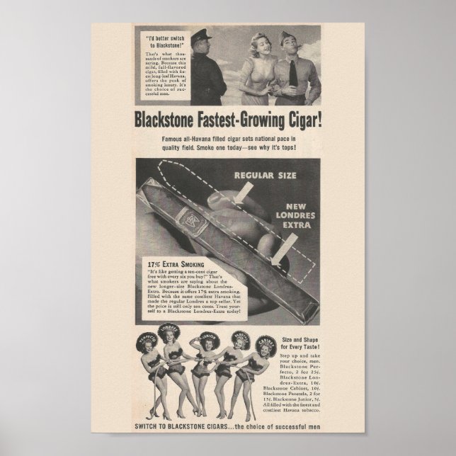 1941 Cigar ad Poster (Front)