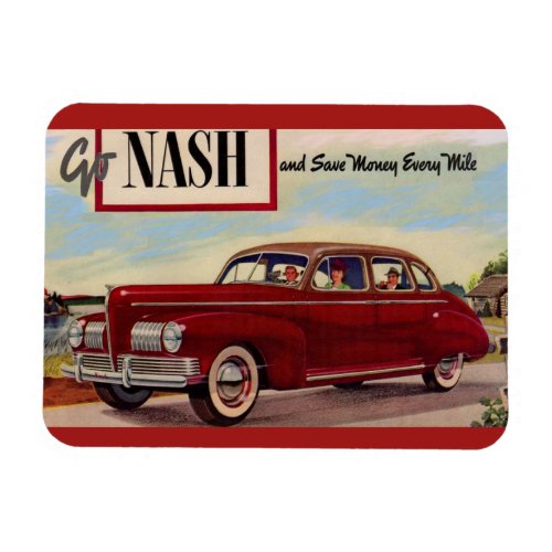 1941 Nash automobile ad Magnet