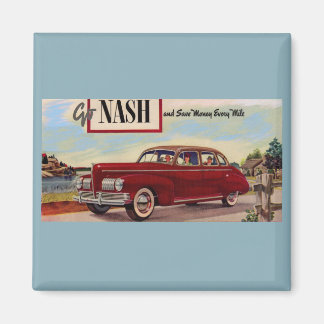 1941 Nash automobile ad Magnet
