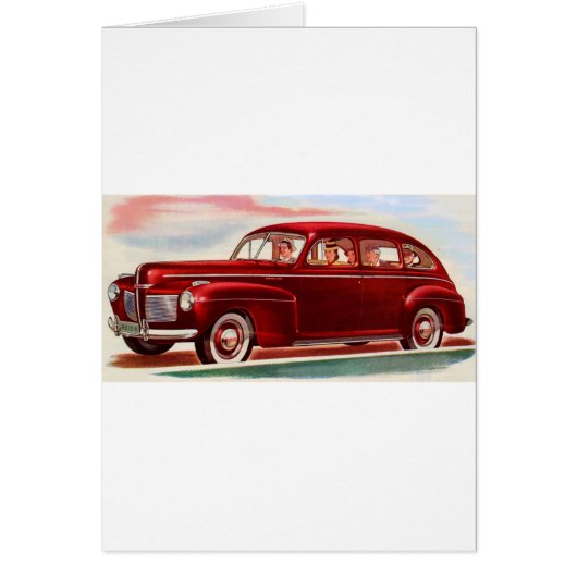 1941 red Mercury 8 Cards (Front)