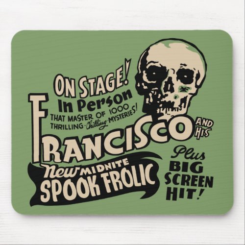 1941 Spook Show Green Mousepad