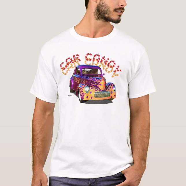 1941 Willys Drag Car T-Shirt (Front)