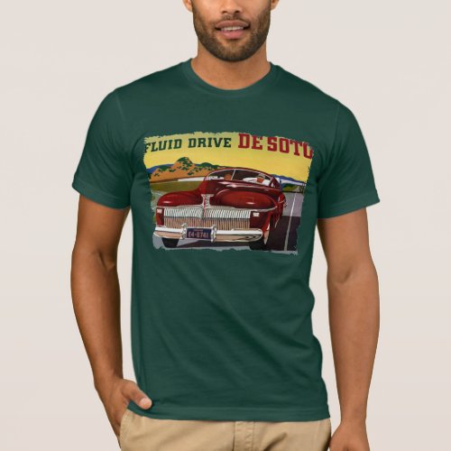 1942 DeSoto Chrysler Classic Car T_Shirt