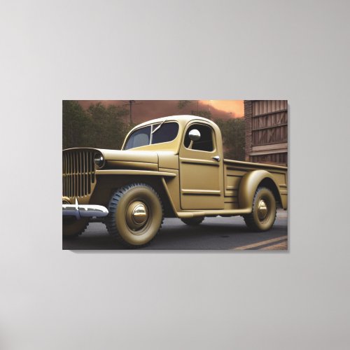 1942 Pickup Truck Canvas Print