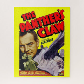 1942 The Panther’s Claw movie poster Jigsaw Puzzle