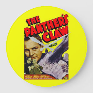 1942 The Panther’s Claw movie poster Large Clock