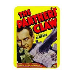1942 The Panther’s Claw movie poster Magnet