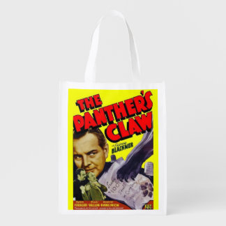 1942 The Panther’s Claw movie poster print Grocery Bag