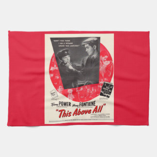 1942 This Above All movie poster Kitchen Towel