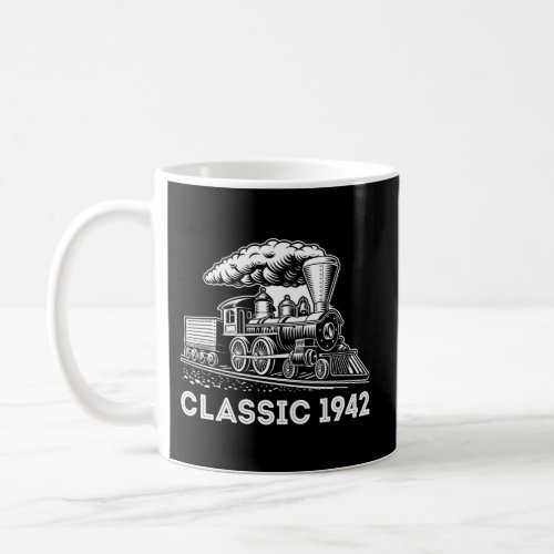 1942 Train Locomotive 80Th Coffee Mug