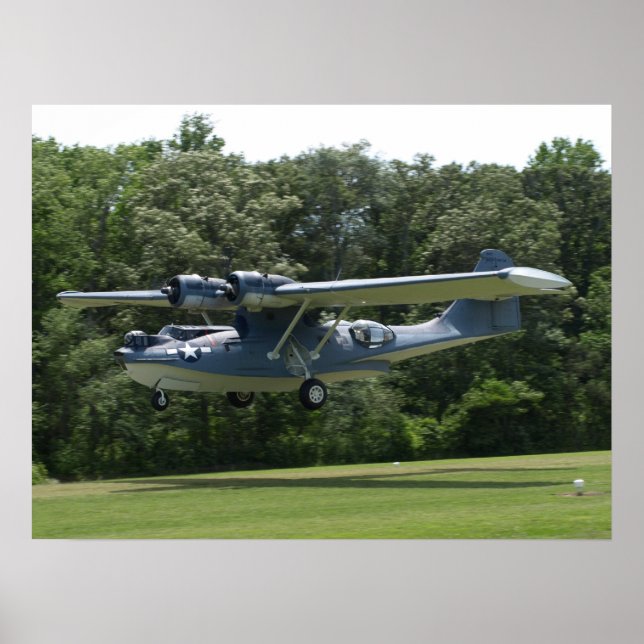 1943 Consolidated PBY-5A "Catalina". Poster (Front)