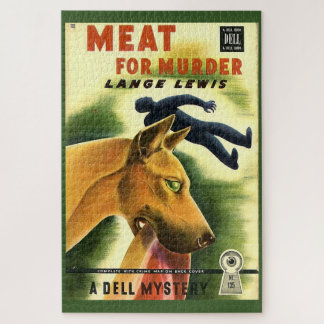  1943 Meat for Murder cover Jigsaw Puzzle