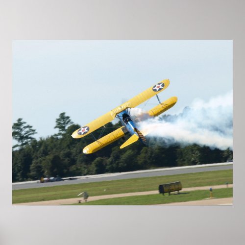 1943 Stock Stearman PT_17 Poster