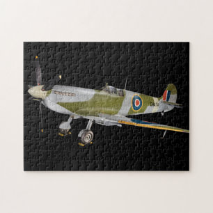 1943 Supermarine Spitfire HF. Mk. VIIc Airplane Jigsaw Puzzle
