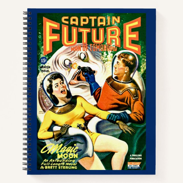 1944 Captain Future cover Notebook (Front)