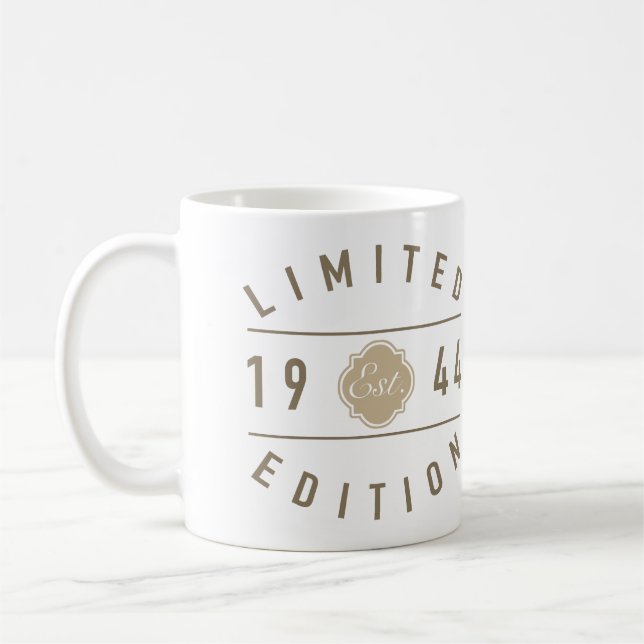 1944 Limited Edition 80th Birthday Coffee Mug (Left)