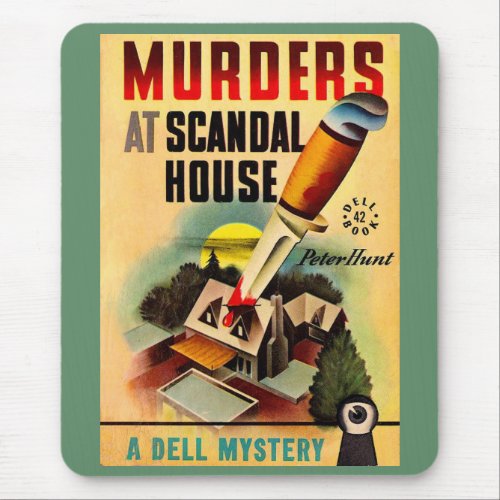 1944 Murders At Scandal House Mouse Pad