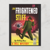 1944 The Frightened Stiff cover Postcard