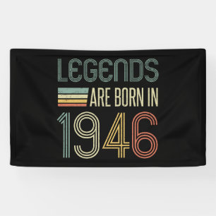 1946 80th Birthday Legends Banner