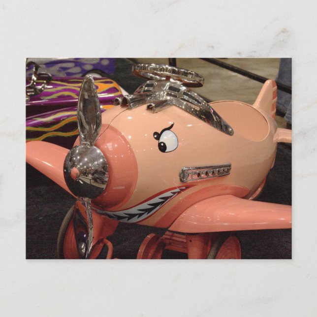 1946 Murray Pursuit Airplane Pedal Car Postcard (Front)