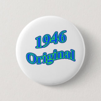 1946 Original Blue Green Pinback Button