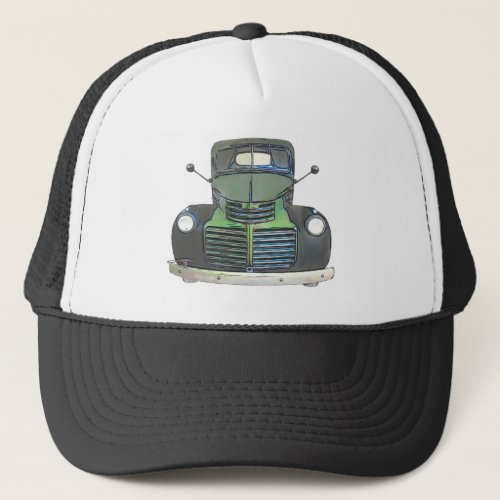 1947 Antique Truck Sketch Trucker Hat