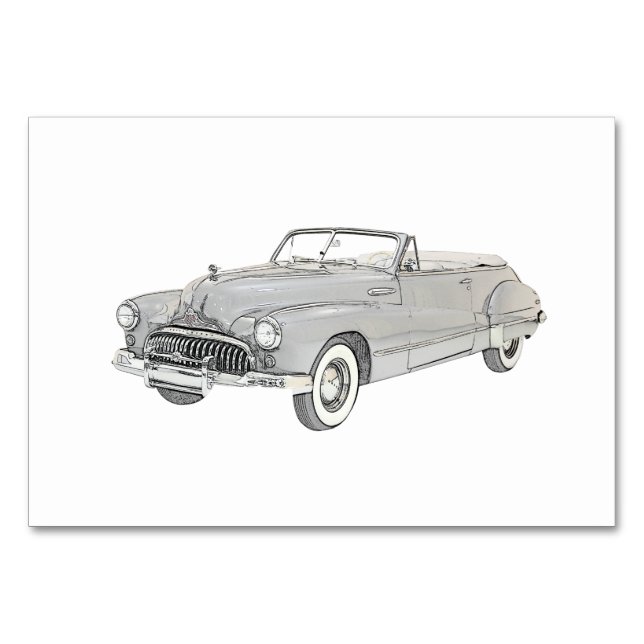 1947 Buick Roadmaster Convertible Illustration Table Number (Front)