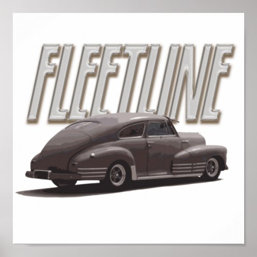 1947 Chevy Fleetline Poster
