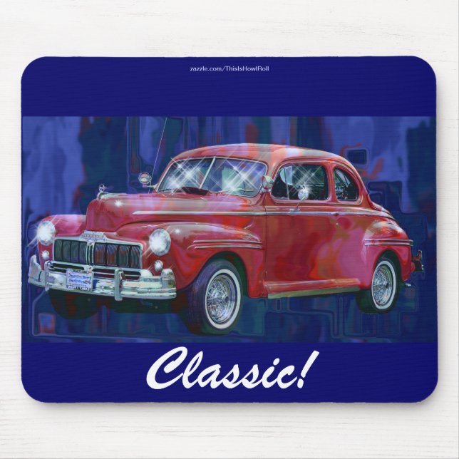 1947 Classic Car Collectible Art Mousepad (Front)